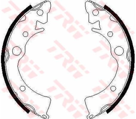 ARKA PABUÇ BALATA HONDA CIVIC IV 1.3-1.5 İ-1.6 İ ABS SİZ 91-95 -CIVIC V EJx 1.6 VTİ 96-00-TRW-43153SH3G02-43153SB2602-43153SR3A01