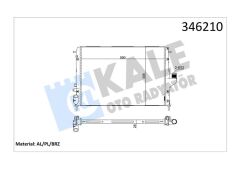 RADYATÖR DACIA DUSTER 10 LOGAN 05 1.5 DCİ Mek.Şanz. / AC AL/PL/BRZ-KALE-214100598R-8200582026