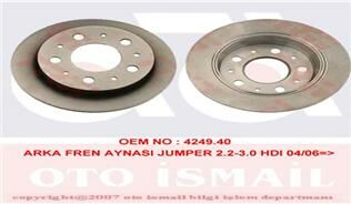 ARKA FREN DISKI FIAT DUCATO 06 BOXER 06 JUMPER 06 2.0 HDI 2.2HDI-3.0HDI 280x16x5DL-TRW DF4752-51749275-4249.39-4249.40