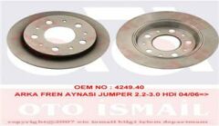 ARKA FREN DISKI FIAT DUCATO 06 BOXER 06 JUMPER 06 2.0 HDI 2.2HDI-3.0HDI 280x16x5DL-TRW DF4752-51749275-4249.39-4249.40