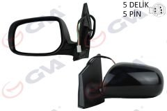 DIŞ DİKİZ AYNASI SOL COROLLA 08 ELEKTRİKLİ ISITMALI ASTARLI KONVEKS 5 FİŞ VM-6263NEHPL-GVA-8790902B81