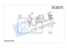 KALORIFER RADYATORU BMW E60 E63 E64-KALE 352075-64119159033-64116933921