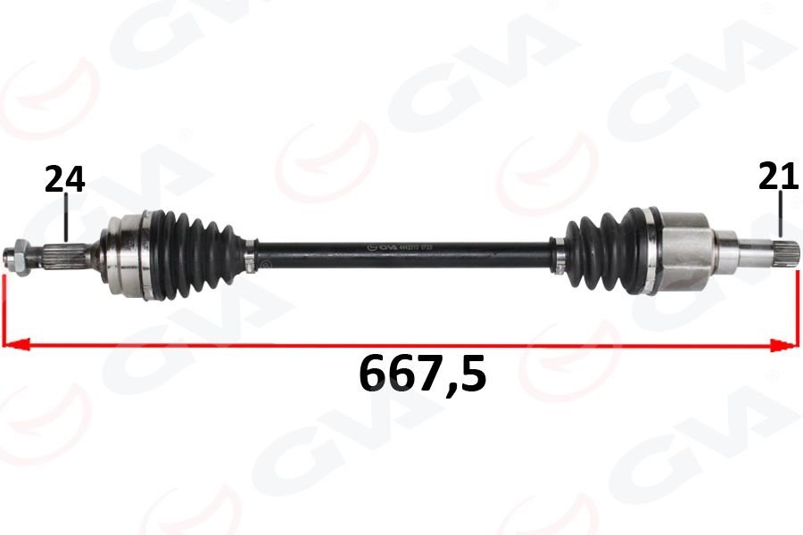 KOMPLE AKS ÖN SOL PSA 301 1.2 VTI M-T 12--GVA 4443313-9803966280