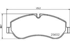 ÖN BALATA FORD TRANSIT V363 14 -TRANSIT CUSTOM 2.2 TDCI 12-OPTIMAL BP-12588SD-MEBK2J2K021AA-BK212K021AA -1842632