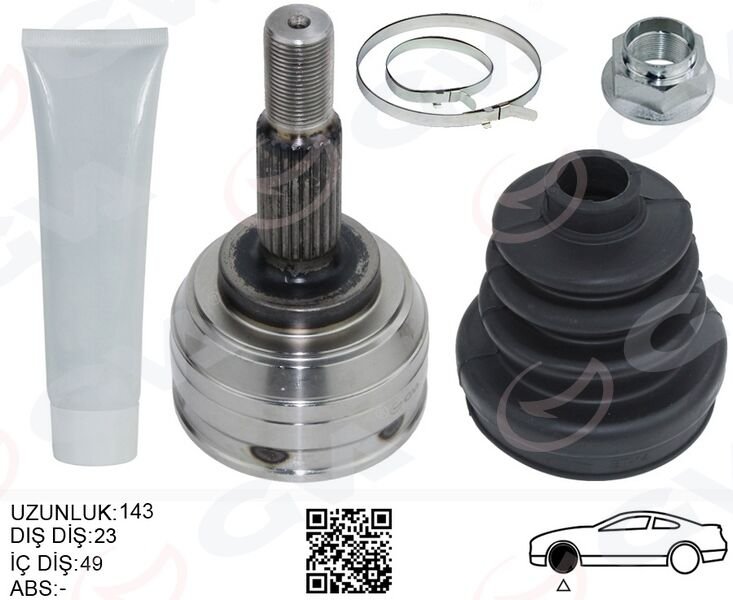 AKS KAFASI SOL-SAG ON DIS RENAULT CLIO III 1.5 DCI M-T 05-12 DACIA LOGAN-LOGAN MCV 1.5 DCI 04-12-GVA 4414160K-7711368363-8200261841-8200511225