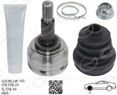 AKS KAFASI SOL-SAG ON DIS RENAULT CLIO III 1.5 DCI M-T 05-12 DACIA LOGAN-LOGAN MCV 1.5 DCI 04-12-GVA 4414160K-7711368363-8200261841-8200511225
