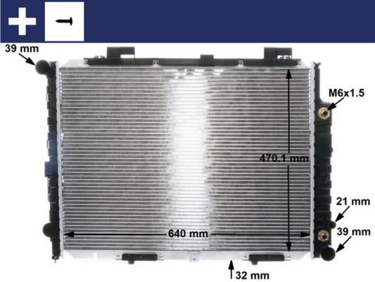 MOTOR SU RADYATORU MERCEDES E-CLASS M111 W210 S210 KLIMALI-MAHLE CR2204001S-A2105007103