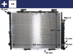 MOTOR SU RADYATORU MERCEDES E-CLASS M111 W210 S210 KLIMALI-MAHLE CR2204001S-A2105007103