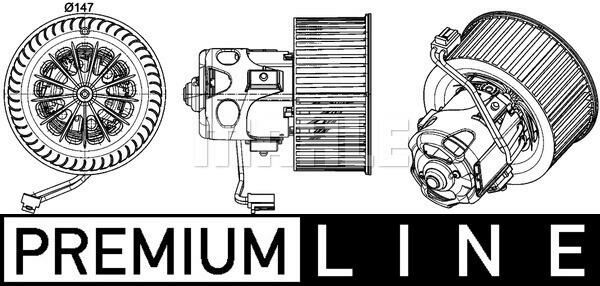 KALORIFER MOTORU BMW F07 F10 F11 F18 F12 F13 PREMIUM LINE-MAHLE-64119242607