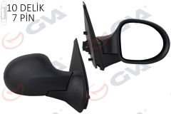 DIŞ DİKİZ AYNASI SAĞ SYMBOL THALIA 08 ELEKTRİKLİ ISITMALI SENSÖRLÜ KONVEKS 7 FİŞ VM-6124EHSR-GVA-7701070380-8200634548