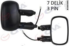DIŞ DİKİZ AYNASI SAG ELEKTRİKLİ ASTARLI FIAT DOBLO 00 10 KONVEKS 3 FİŞ VM-666EHPR-GVA 1029110-735296227