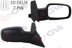 DIŞ DİKİZ AYNASI SAĞ SCENIC 03-08 ELEKTRİKLİ ISITMALI SENSÖRLÜ KONVEKS 7 FİŞ VM-139EHPSR-GVA-7701055997-7701068385
