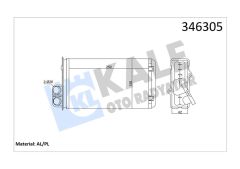 KALORİFER RADYATÖRÜ 405 92-96 406 96-04 248x157-KALE 346305-6448.74-6448.59-6464.C8-6448.77