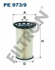 MAZOT FİLTRESİ GOLF VII 13 PASSAT 14 TIGUAN 14 CADDY III 11 A3 12 TOLEDO LE-FILTRON PE973.9-5Q0127177-5Q0127177B