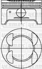 PISTON SEGMAN STD 7900MM FOCUS II 04 11 C MAX 05 11 MONDEO IV 07 14 16 ZETEC S EFI 100PS-115PS-123PS-YENMAK 31-03795-000-8772777-8783920002-8783920702