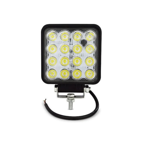 ÇALIŞMA LAMBASI 16 LED KARE 12-24V 25MM-EMA 700-41