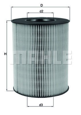 HAVA FILTRESI MERCEDES M166 W168 W414-MAHLE LX794-A1660940004