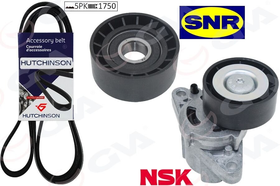 ALTERNATÖR GERGİ KİTİ KÜTÜKLÜ CLIO II-KANGOO-MEGANE I-SCENIC I-LOGAN 1.4-1.6 16V KLİMALI HİDR K015PK1750-GVA 59A1107-7701477521-7701477517