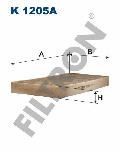 POLEN FILTRESI MERCEDES SLK-CLASS R171 R172 KARBONLU-FILTRON K1205A-A1718300418