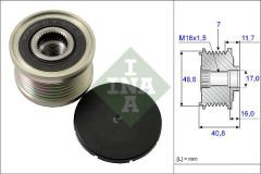 ALTERNATÖR KASNAĞI RULMANLI LGN II-III-MGN II-III-TRAFIC II-VIVARO-QASHQAI-PRIMASTAR 2.0 DCİ 7K-INA 535008010-8200489514