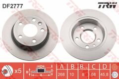 ARKA FREN AYNASI GALAXY 1.9TDİ-2.0İ-2.3 16V-2.8İ V6 95-03-TRW DF2777-1001094-95WX2A315AB