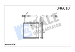 KALORIFER RADYATORU MERCEDES X218 C219 C218 W211-KALE 346610-A2118300361