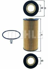 YAG FILTRESI MERCEDES OM606 W202 W210 W124 W638 B901 B904-MAHLE OX123.1D-A6021800009