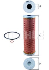 YAG FILTRESI MERCEDES M120 W140 C140 R129-MAHLE OX147D-A1201800009