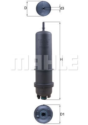 YAKIT FILTRESI BMW G30 G11 G01 G02-MAHLE KL872-7-13328591019 13328591018 13328582008
