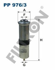 YAKIT FILTRESI BMW M47 M57N N47 N57 E87 E90 E92 E93 E84 F25 F26-FILTRON PP976.3-13327823413-13328584874