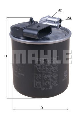 YAKIT FILTRESI MERCEDES OM651 W639 W447 W470 B906 B907 B910-MAHLE KL914-A6510903152