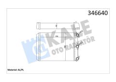 KALORIFER RADYATORU MERCEDES W123 S123 C123-KALE 346640-A0018357801