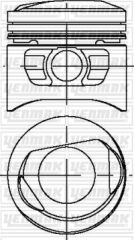 MOTOR PİSTON SEGMAN STD ESCORT-FIESTA XR2-ORION 1.6 CVH 16V 90/95PS 85-92 KARBİRATÖRLÜ 79.97mm-YENMAK 31-04031-000