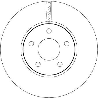 ON FREN DISK AYNA FOCUS IV 17-TRW-JX611125AEB-2305503-JX611125AEA