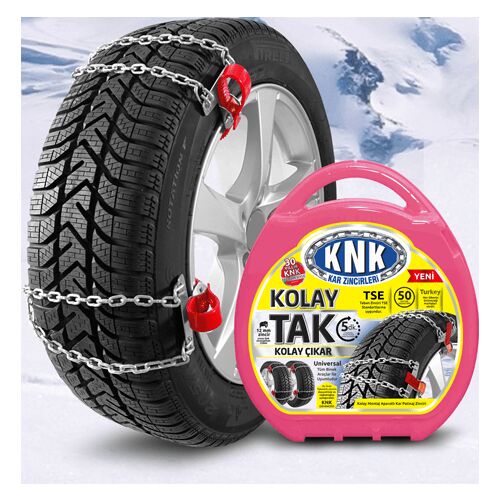 PATİNAJ ZİNCİRİ TAKMATİK KOLAY TAK-ÇIKAR BİNEK ARAÇLARIN TAMAMINA UYGUN-KNK1 500
