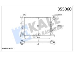 RADYATÖR VECTRA B 96-02 1.6-1.8/2.0 AC MEK 540x377x23-KALE 355060-90528302-90499822