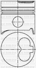 MOTOR PİSTON SEGMAN R9 DZL 1600 cc. 78.00 ÇAP STD-YENMAK