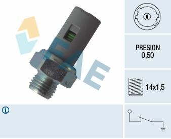 YAĞ MÜŞÜRÜ CLIO II-III-KNG-MGN II-SCENIC II 1.5DCI-LGN II-TRAFIC II-MASTER-MOVANO-VIVARO 0.50 BAR-FAE 12636-8200026650-8200670483-8200671279