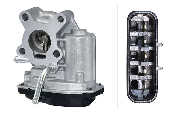 EGR VALFI TOYOTA AURIS 1.4D-4D 07-18 COROLLA 1.4D-4D 09-15-HELLA 6NU014864621-2580033010-2580033011