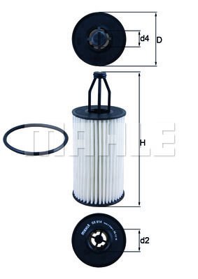 YAG FILTRESI MERCEDES M276 W204 W205 W212 W213 W221 W222 R172 R231-MAHLE OX814D-A2761800009