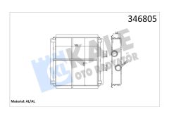 KALORIFER RADYATORU MERCEDES W204 W212 C218 R231 C190 R197-KALE 346805-A2048300061
