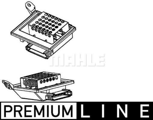 KLIMA FAN REGULATORU MERCEDES VITO W639 03-MAHLE ABR86000P-A0018358706