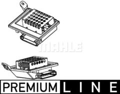 KLIMA FAN REGULATORU MERCEDES VITO W639 03-MAHLE ABR86000P-A0018358706