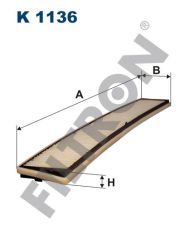 POLEN FILTRESI BMW E46 E83-FILTRON K1136-64319257504-64312182458