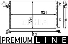 KLIMA RADYATORU PREMIUM LINE BMW G30 G11 G12 G14 G15 G16 G32-MAHLE AC38000P-64539364258