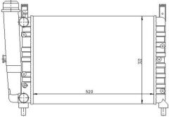 RADYATÖR UNO 70 1.4 ie-1.5 ie MEK 520x322x23-ORIS-46551218-7739955