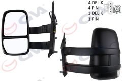DIŞ DİKİZ AYNASI SOL DAILY 06 MEKANİK UZUN KOL SİNYALLİ KONVEKS 2 FİŞ VM-6951L-GVA 1029921