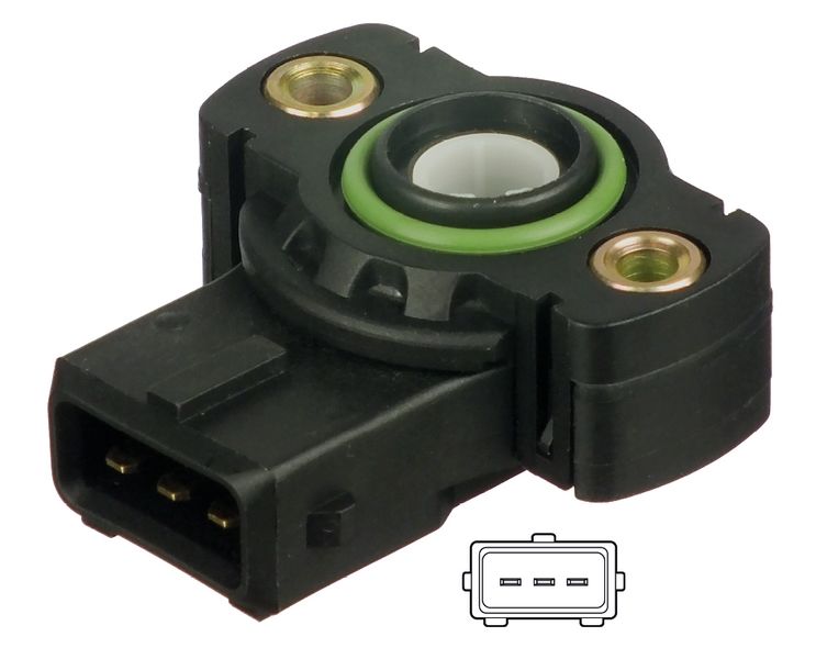 GAZ KELEBEK SENSORU BMW M42 M44 M50 M52 E36 E38 E39-DELPHI SS10562-12B1-13631721456-13631726591