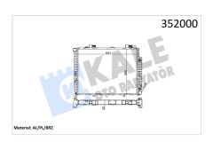 MOTOR SU RADYATORU MERCEDES M111 OM611 C208 A208 W210 S210-KALE-A2105006203