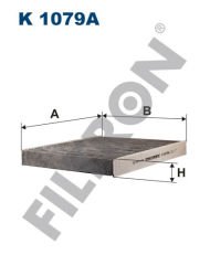 POLEN FILTRESI MERCEDES G-CLASS W461 W463 . AUDI A2 . SEAT CORDOBA IBIZA . SKODA FABIA . VW POLO KARBONLU-FILTRON K1079A-A4638300018-6Q0820367